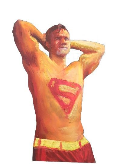 Paper Superman cutout