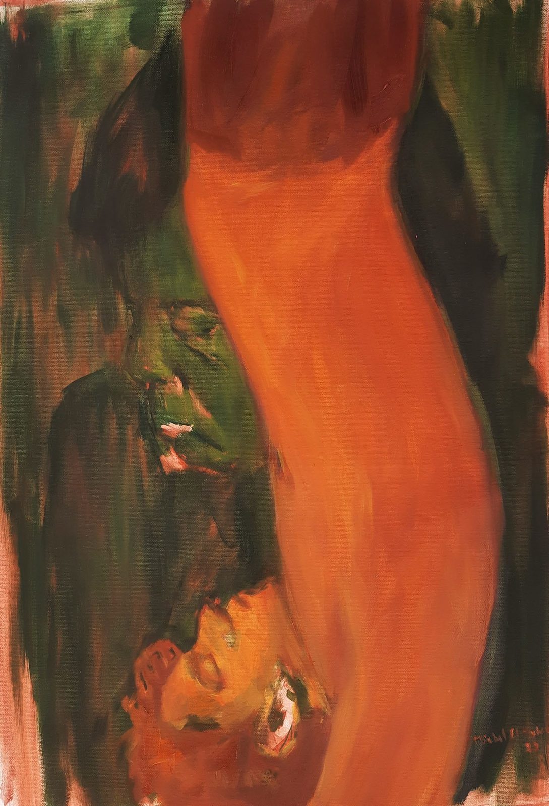 Who Was Icarus Mother, oil on canvas